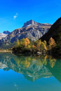 Lac de Derborence, Valais, Switzerland, Europe