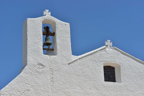Church Església de Sant Carles, Sant Carles de Peralta, Ibiza, Balearic Islands, Spain, Europe