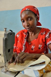 Seamstress, Ngaoundéré, Adamawa Region, Cameroon, Africa