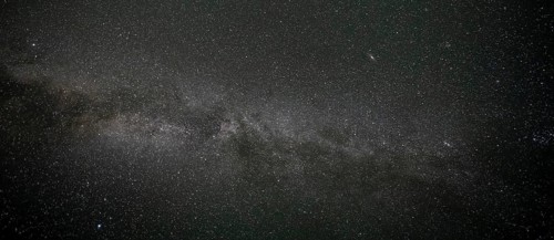 Night shot, Milky Way, Issyk Kul, Kyrgyzstan, Asia