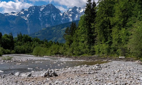 Landscape at Tauglgries in Bad Vingau, Austria, Europe