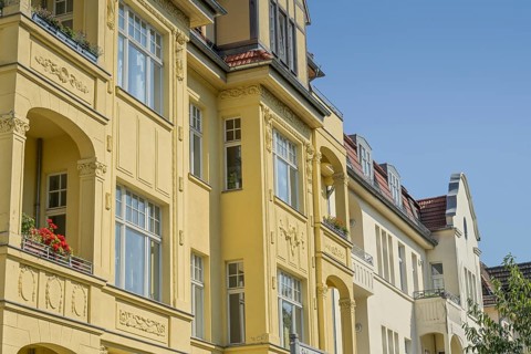 Old building, Stolzenfelsstraße, Karlshorst, Lichtenberg, Berlin, Germany, Europe