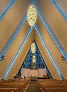 Ice Sea Cathedral Inside Tromso Norway