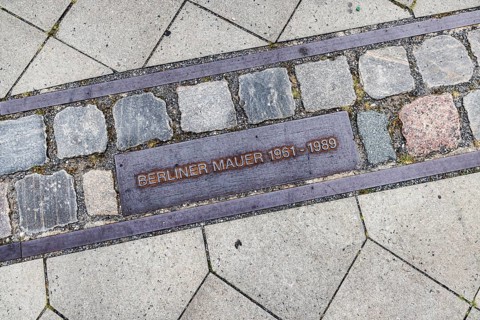 Berlin Wall Memorial, sight and reminder of the division by the Berlin Wall and of the fatalities