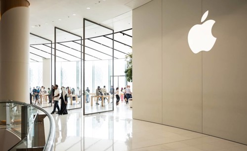 Interior, Apple Brand Store, Logo, Dubai Luxury Shopping Mall, Luxury Shopping Centre, Downtown,