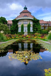 Historical Botanical Institute, Botanical Garden Munich-Nymphenburg, Munich, Upper Bavaria,