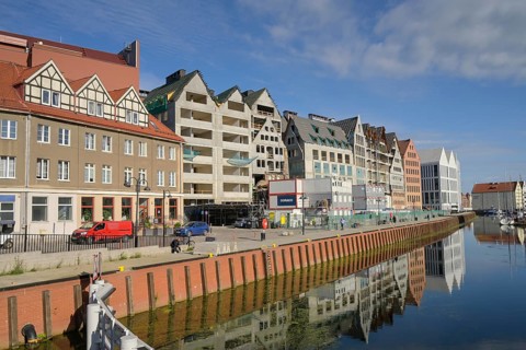 New construction, concrete, construction site, housing construction, Motlawska, Gdansk, Pomeranian