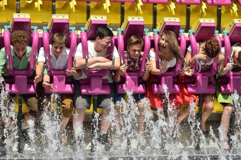 Topspin fun ride, Oktoberfest, Munich, Upper Bavaria, Bavaria, Germany, Europe