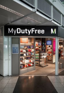 DutyFree area, Munich Airport, Bavaria, Germany, Europe