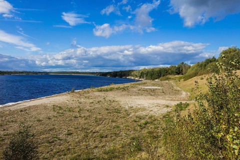 The Sabrodt Lake, in Upper Sorbian Zabrodski jezor, is a flooded lake in the residual hole of the