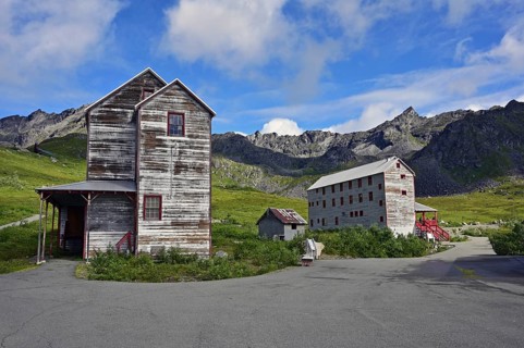 Open-air museum of former gold mine, Hatcher Pass, Alaska