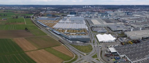 Mercedes-Benz plant Sindelfingen, Gate 5, where Factory 56 produces the first EQ electric models