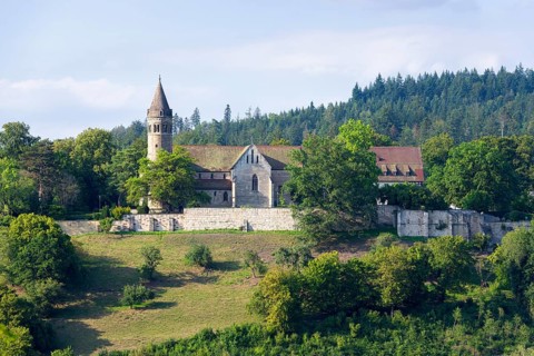 Benedictine Abbey Lorch, Monastery, Rems Valley, Lorch, Baden-Württemberg, Germany, Europe