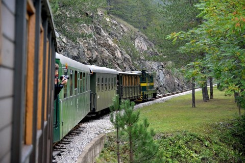 Šargan Eight, narrow-gauge heritage railway from Mokra Gora to Sargan Vitasi, Mokra Gora, Serbia,