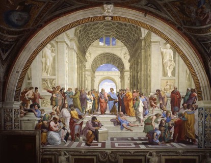 The School of Athens, La scuola di Atene, is a fresco by the painter Raphael made for Pope Julius