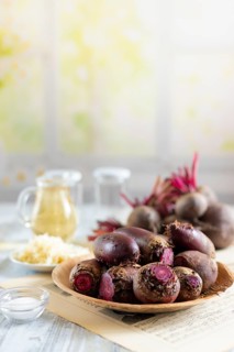 Food photography, beetroot (beta) pickling, beetroot