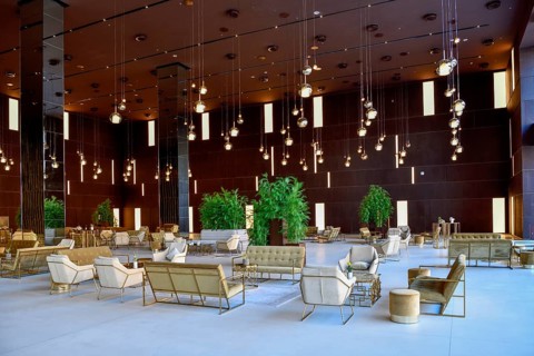 Maraya, event hall in the middle of the desert, interior shot, AlUla, Medina Province, Saudi