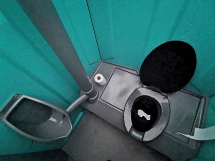 Toilet, Plastic construction site toilet, Mobile toilet cabin