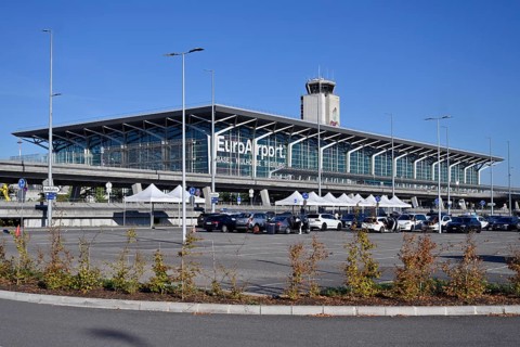 EuroAirport building, Basel, Switzerland, Europe