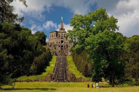 Bergpark Wilhelmshöhe, Hercules Building with the Great Cascades, UNESCO World Heritage Site,