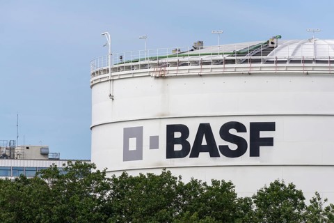 BASF, Lugwigshafen am Rhein, industrial area, Mannheim, Baden-Württemberg, Germany, Europe