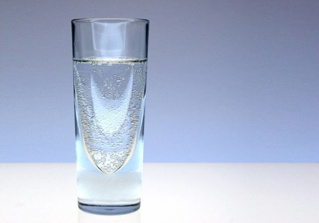 Glass of water, drinking water, mineral water, carbonated water, Vienna, Austria, Europe