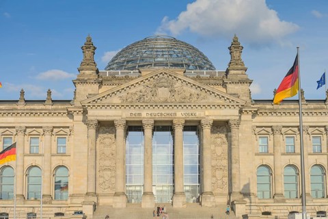 Reichstag, Tiergarten, Mitte, Berlin, Germany, Europe