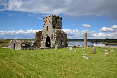 St Mary's Augustinian Priory, Augustinian Monastery of St Mary, Devenish Island, Lough Erne,