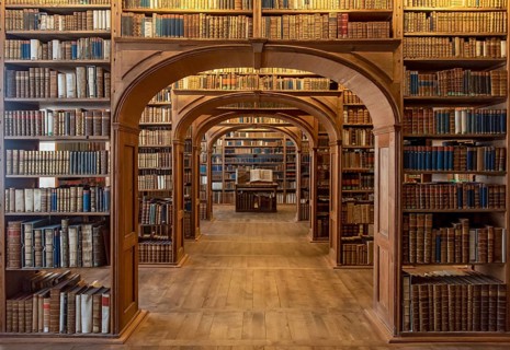 Historic Library Hall, Upper Lusatian Library of Sciences, Barockhaus, Görlitz, Goerlitz, Germany,