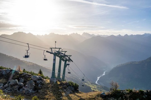 Venet mountain railway, Venet, Ötztal Alps, Tyrol, Austria, Europe