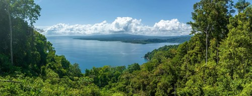 South Pacific and rainforest, Osa Peninsula, Punterenas Province, Costa Rica, Central America