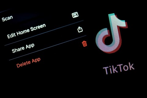 TikTok logo is displayed on an ipad in this illustration picture taken, on August 1, 2020 in Assam,