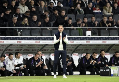 National coach Coach Julian Nagelsmann GER on the sidelines Gesture, gesture, international match