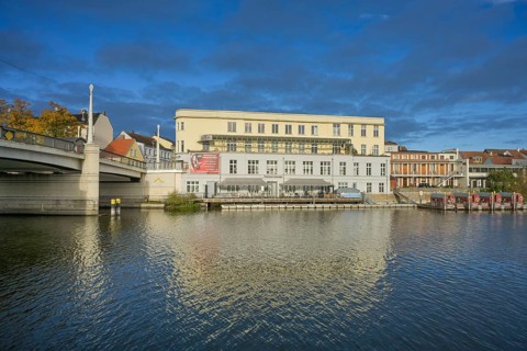 Event theatre in the Fontane Klub, Ritterstraße, Havel, City of Brandenburg an der Havel,