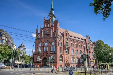 Lichtenberg Town Hall, Möllendorffstraße, Lichtenberg, Berlin, Germany, Europe