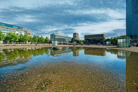 Leipzig Augustusplatz, Leipzig, Saxony, Germany, Europe
