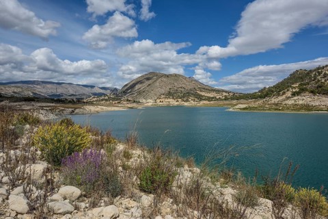 Amadorio River Reservoir, Villajoyosa, Alicante, Costa Blanca, Spain, Europe