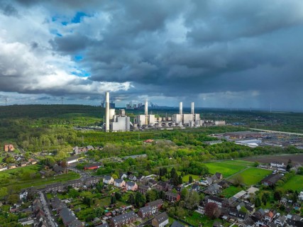Grevenbroich, North Rhine-Westphalia, Germany, RWE Power AG Frimmersdorf power plant,