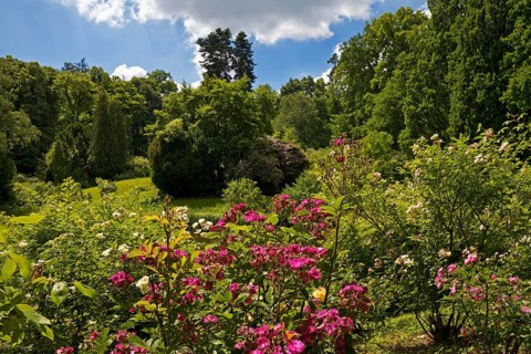Rose Island in Bergpark Wilhelmshöhe, UNESCO World Heritage Site, Kassel, Hesse, Germany, Europe