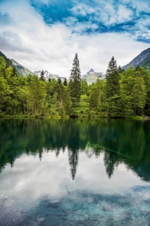 Christlessee, near Gottenried, Trettachtal, Oberstdorf, Oberallgäu, Allgäu, Bavaria, Germany,