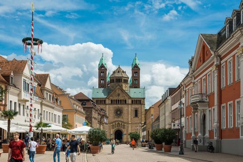 Imperial Cathedral, Cathedral of St Mary and St Stephen, UNESCO World Heritage Site, Speyer,