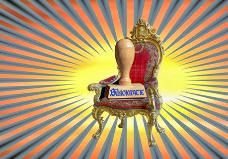 Symbolic image, German bureaucracy, EU bureaucracy, inefficiently cumbersome, expensive approval