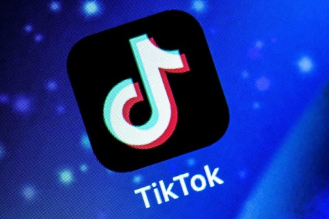 In this photo illustration Tiktok application is shown in Assam, India, on June 29, 2020. Indian