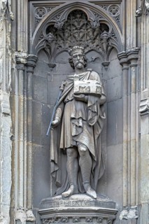 Detail, Cathedral, Canterbury, Kent, England, Great Britain