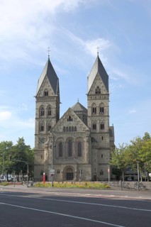 Neo-Romanesque Church of the Sacred Heart, Koblenz, Rhineland-Palatinate, Upper Middle Rhine