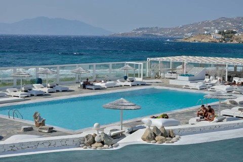 Mykonos Bay Hotel, Mykonos Town, Mykonos, Cyclades, Greece, Europe