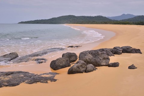 John Obey Beach, near Kent, Western Area Region, Sierra Leone, Africa