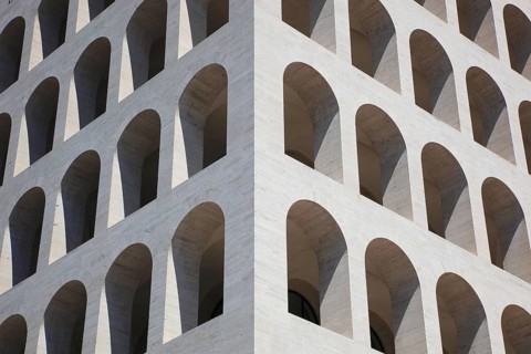 Palazzo della Civilta Italiana, Palace of Italian Civilisation, also Palazzo della Civilta del