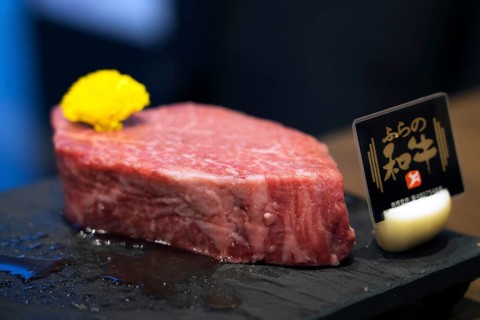 Raw Japanese wagyu meat, steak, expensive delicacy also called Matsusaka beef, Kobe beef, Yonezawa