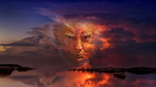 Symbolic image, Donald Trump, re-election, USA, politics, announcements, vendetta, wanted dictator,